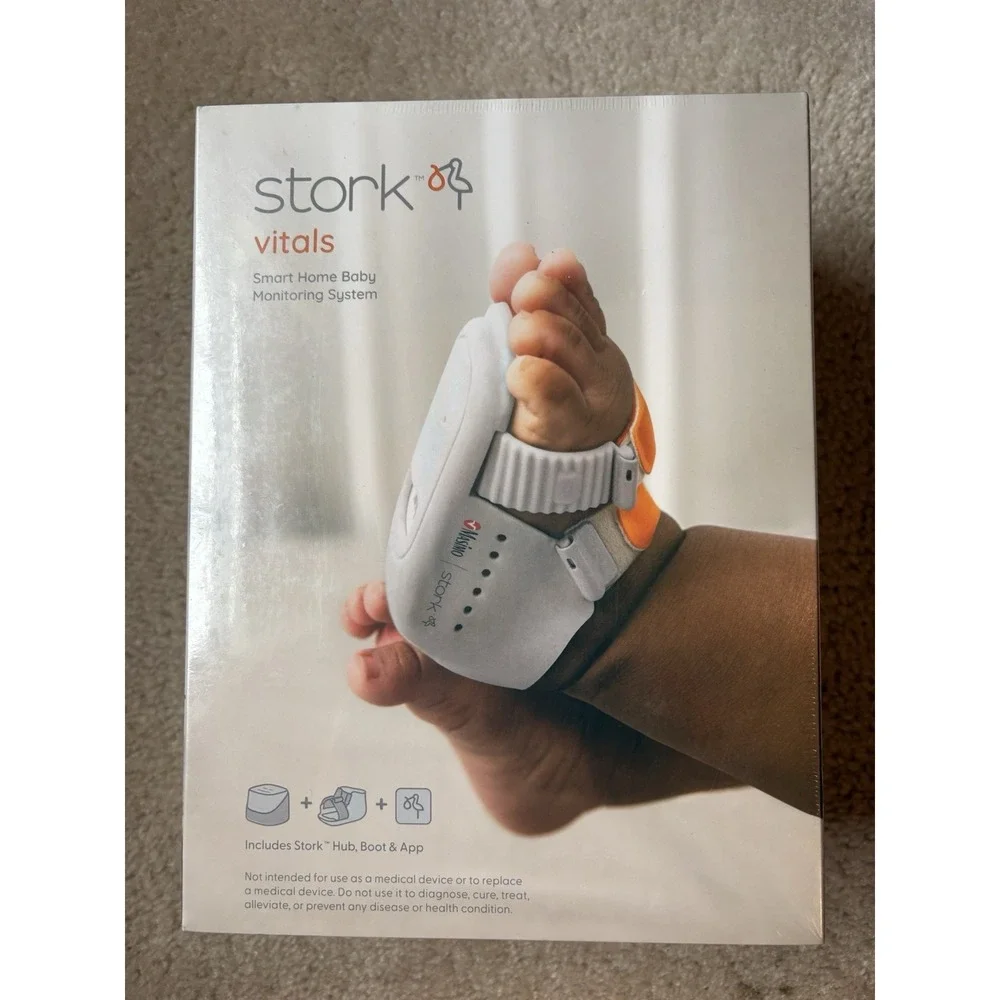 Masimo (STRKVTL100W) Stork Vitals Baby Monitoring System White - NEW SEALED